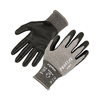 ergodyne ProFlex 7072 ANSI A7 Nitrile-Coated CR Gloves, Gray, Small, Pair (10312)