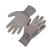 ergodyne ProFlex 7024 ANSI A2 PU Coated CR Gloves, Gray, X-Large, 12 Pairs/Pack (10395)
