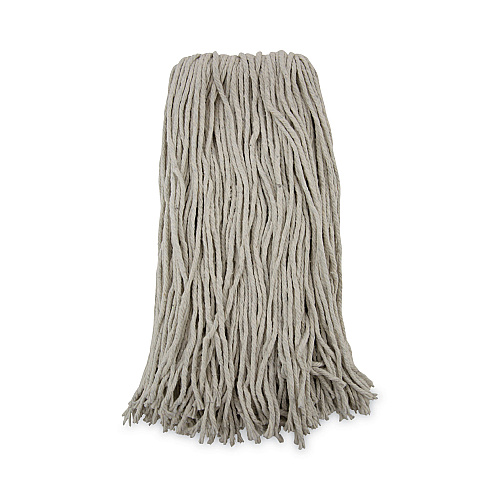 Boardwalk&reg; Premium 20 oz Cotton Cut-End Wet Mop Heads, White, 12 Mops (BWK220CCT)