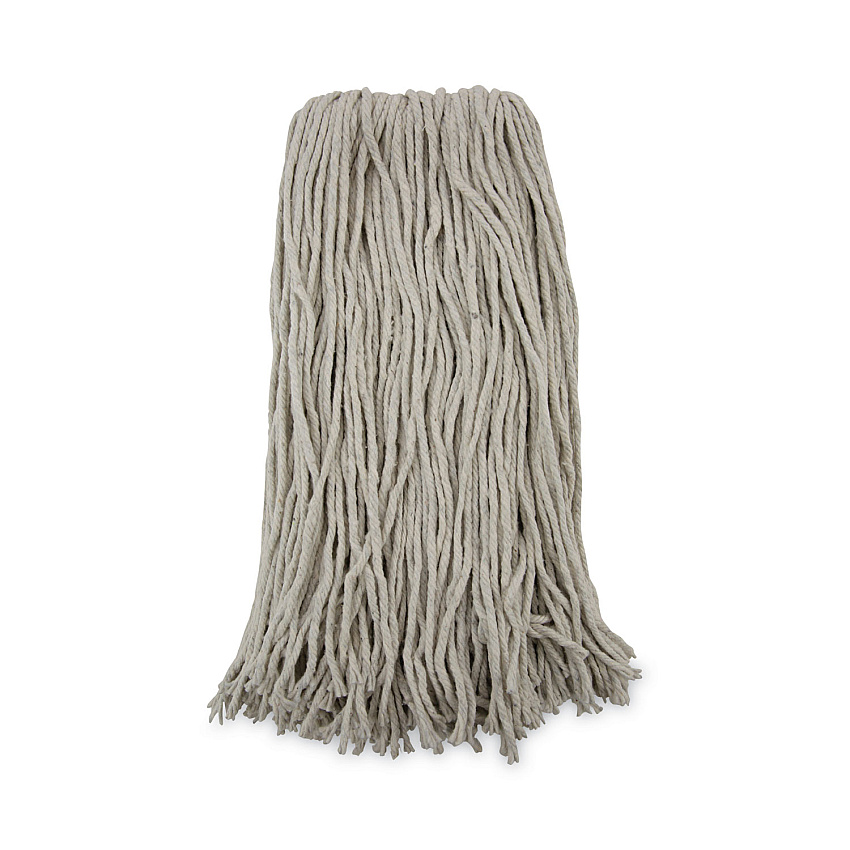 Boardwalk&reg; Premium 20 oz Cotton Cut-End Wet Mop Heads, White, 12 Mops (BWK220CCT)