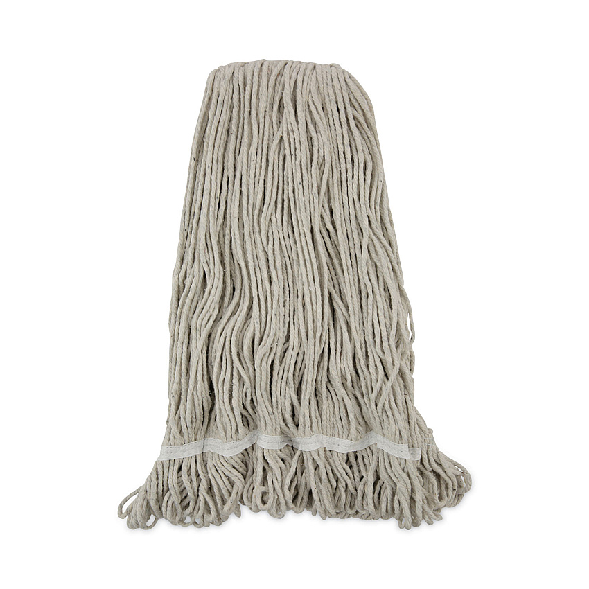 Boardwalk Pro Loop Web/Tailband Wet Mop Head, Cotton, 24oz, White, 12/Carton (BWK424CCT)