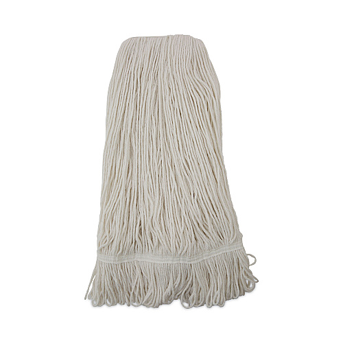 Boardwalk&reg; Pro Loop Web/Tailband Wet Mop Head, Rayon, 24oz, White (BWK424REA)
