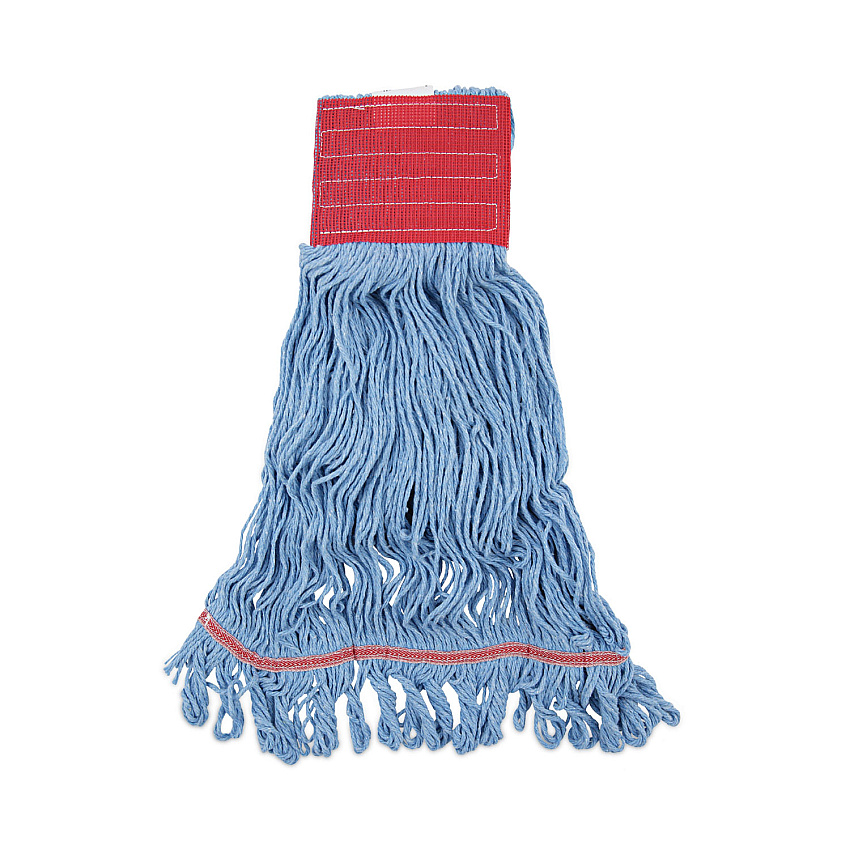 Boardwalk&reg; Pro Loop Web/Tailband Mop Head, Blue, Large, 12/Carton (BWK1800LBDZ)