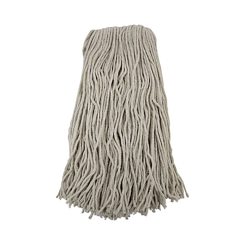 Boardwalk&reg; Cut-End Wet Mop Head, Cotton, No. 32, White (BWK2032CEA)