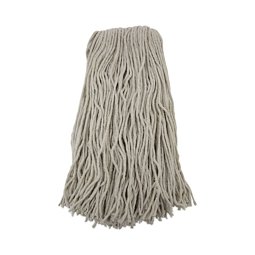 Boardwalk&reg; Cut-End Wet Mop Head, Cotton, No. 32, White (BWK2032CEA)