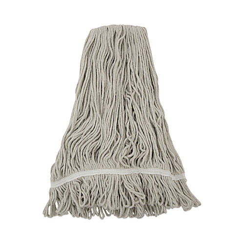 Boardwalk&reg; Loop Mop Head, Loop, Standard, Cotton, No. 32, 12 Mop Heads (BWK4032C)