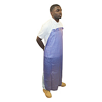 Hemmed Vinyl Apron 8 Mil 35x55 Blue, Case Of 72 (MPB-55)