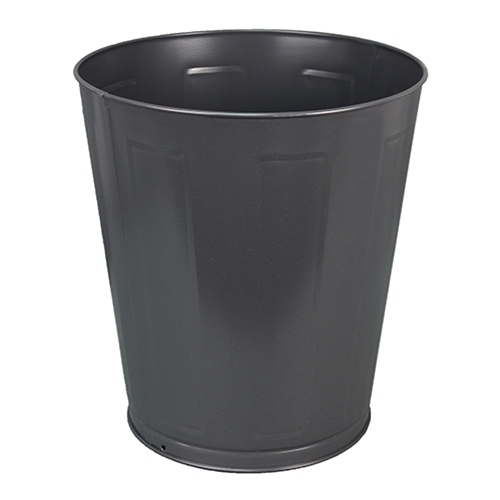 Wastebasket 28 Qt Metal Round, Case Of 6 (1302-3)