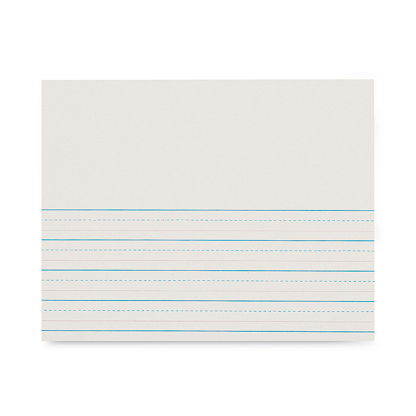 Pacon Multi-Program Picture Story Paper, 30 lb Bond Weight, 5/8" Long Rule, One-Sided, 8.5 x 11, 500/Pack (2691)