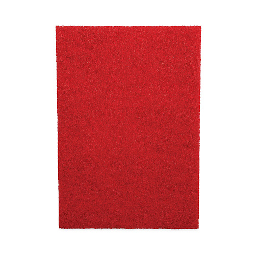 Boardwalk&reg; Buffing Floor Pads, 20 x 14, Red, 10/Carton (BWK402014RED)