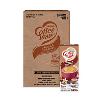 Coffee-mate Liquid Coffee Creamer, Vanilla Caramel, 0.38 oz Mini Cups, 50/Box, 4 Boxes/Carton, 200 Total/Carton (79129CT)