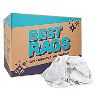 W11 Washcloth Size Terry Wipers White - 50lb Box (N-W11-50)