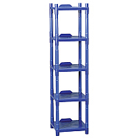 Rack Stack 5 Shelf Blue, 1 Each (7560)