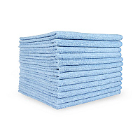Microfiber Cloth 200 Gsm 12x12 Half-fold Blue - Pack Of 12 (MFC2001212BL)