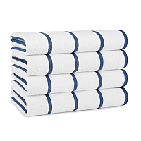Las Rayas Beach Towel 30x60 Navy - Case Of 24 (BT-HS3060-15NV-CS)