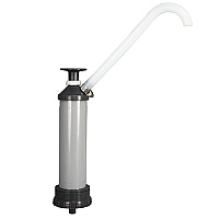 Pump Drum 8 Oz Plastic Gray, Case Of 12 (2202)