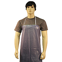 Unhemmed 4 Mil Vinyl Apron 35x45 Blue, Case Of 72 (MUB-45-4)