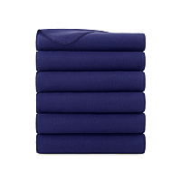Cozy Soft Polar Fleece Throw 50x60 Navy - Case Of 24 (FLC-PLR-5060-6PK-NV)