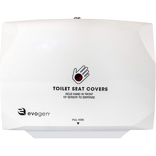 Evogen High Capacity No-touch Toilet Seat Cover Dispenser, White, 17"x12"x3.125" - 1 Each (EVNT1-HCW)