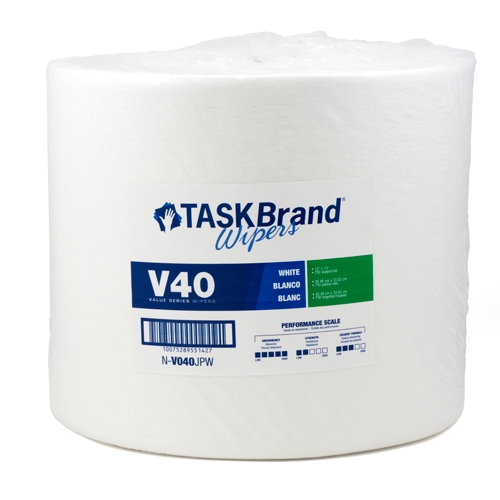 V40, Hw, Drc, White, 12.25x12, Jr, 750/roll - Case Of 750 (N-V040JPW)