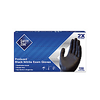 Safety Zone Nitrile Powder Free 3.5 Mil Exam Gloves Black 2xl, Case Of 1000 (GNPR-2X-BK)