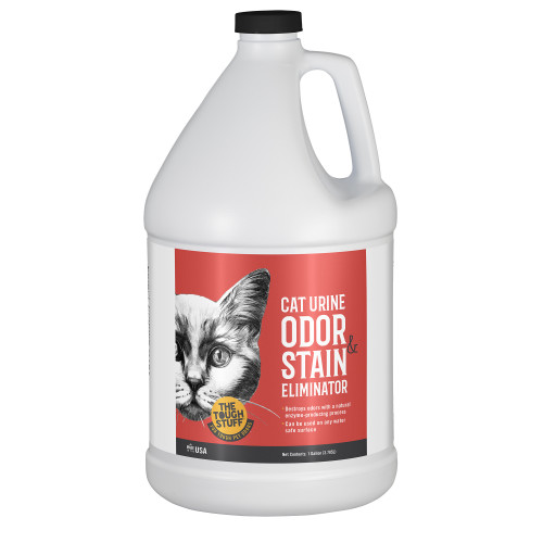 Tough Stuff Cat Urine Odor & Stain Eliminator, Original, 1 Gallon - Case Of 4 (P128CUR-CS)