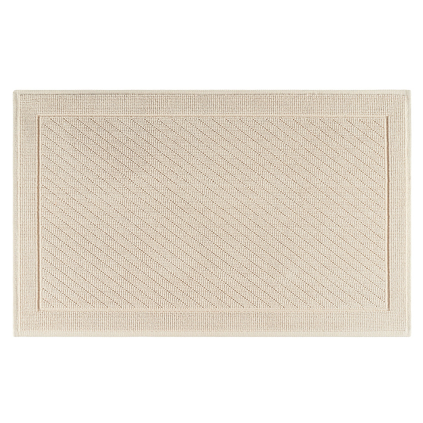 Host & Home Cotton Bath Mat 24x36 Almond Milk - Case Of 4 (HH-BM-2436-BG)