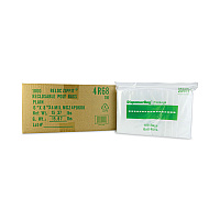 BagCo Zippit Resealable Bags, 4 mil, 6 x 8, Clear, 100 Bags/Pack, 10 Packs/Carton (MGZ4P0608)
