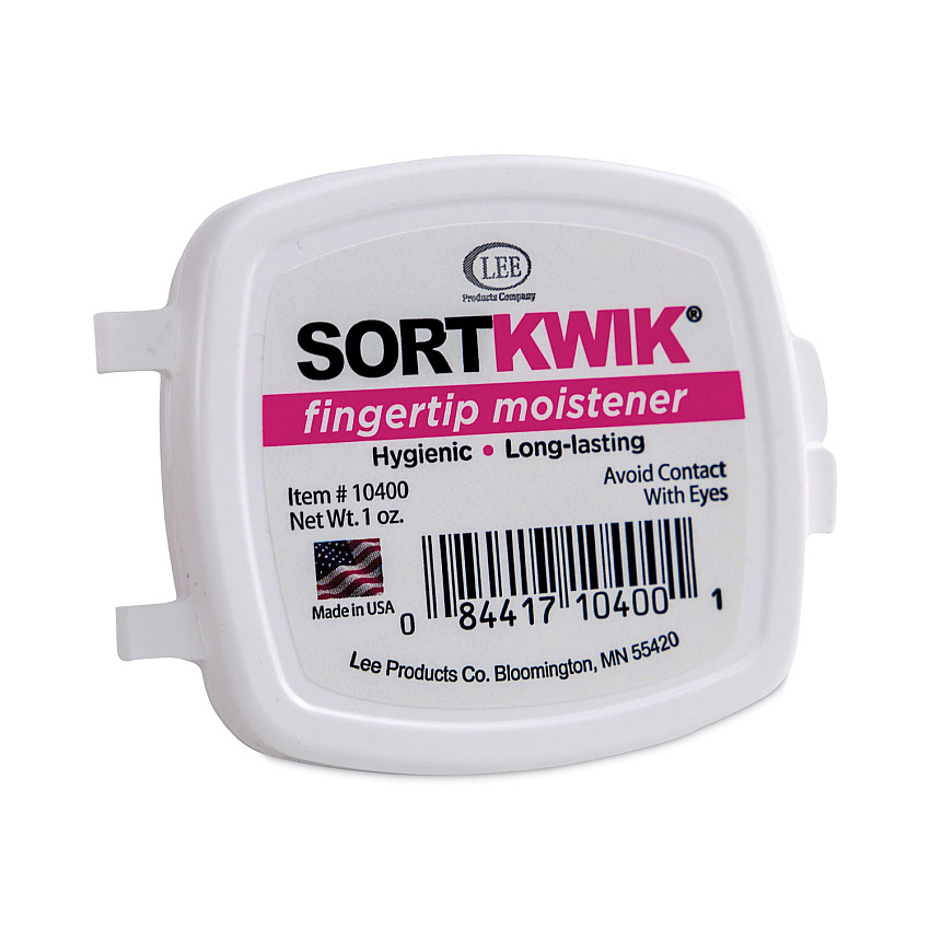 LEE Sortkwik Fingertip Moisteners, 1 oz, Pink (10400)