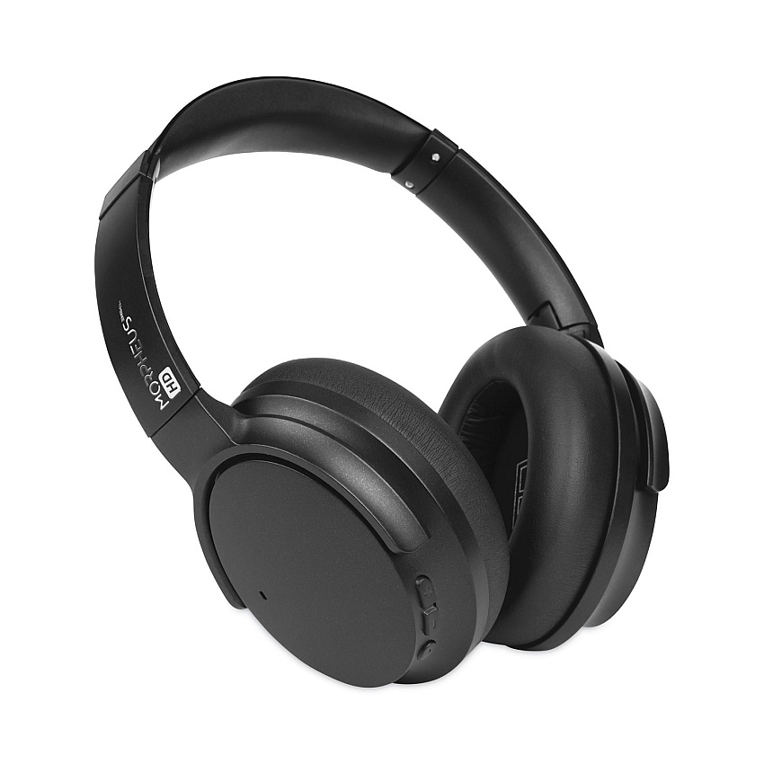 Morpheus 360 SYNERGY HD Wireless Noise Cancelling Headphones Bluetooth Headset with Microphone, 4 ft Cord, Black (HP9550HD)