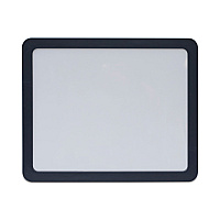 Universal Recycled Cubicle Dry Erase Board, 15.88 x 12.88, White Surface, Charcoal Plastic Frame (UNV08165)