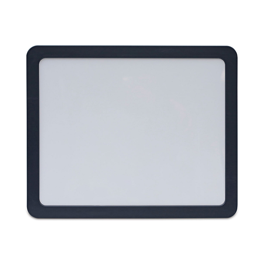 Universal Recycled Cubicle Dry Erase Board, 15.88 x 12.88, White Surface, Charcoal Plastic Frame (UNV08165)