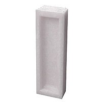 Health Gards Para Wall Block, White, Cherry, 6/bx, 4 Bxs/cs, Case Of 24 (48161W)