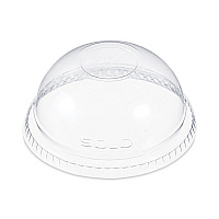 Dart Plastic Dome Lid, Fits 9 oz to 10 oz Cold Cups, Clear, 1,000/Carton (DNR610)