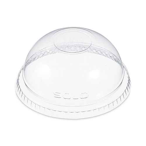 Dart Plastic Dome Lid, Fits 9 oz to 10 oz Cold Cups, Clear, 1,000/Carton (DNR610)