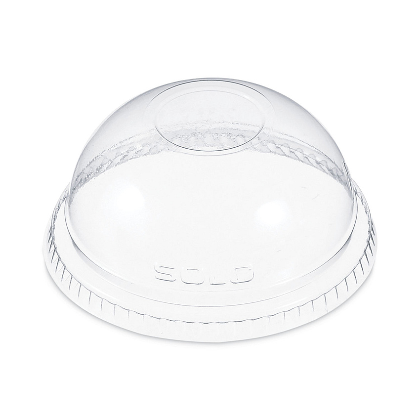 Dart Plastic Dome Lid, Fits 9 oz to 10 oz Cold Cups, Clear, 1,000/Carton (DNR610)