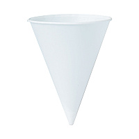 Cone Water Cups, 8 Oz, Paper, White, 250/bag, 10 Bags/carton