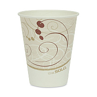 SOLO Double Sided Poly (DSP) Paper Cold Cups, 80 Cups/Sleeve, 25 Sleeves/Carton (RP12SPSYM)
