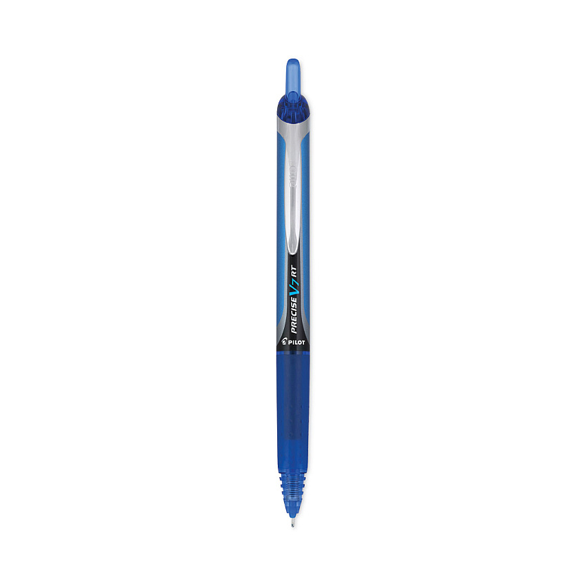 Pilot Precise V7RT Roller Ball Pen, Retractable, Fine 0.7 mm, Blue Ink, Blue Barrel (26068)