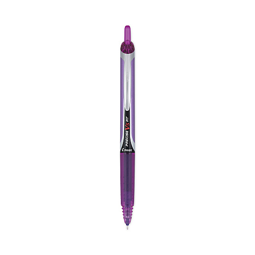 JUPIER パレットハウス ラベンダー Pilot Precise V5RT Retractable Roller Ball Pen, 0.5mm, Purple Ink