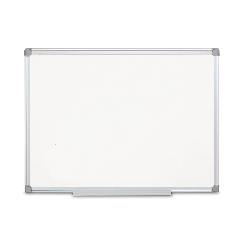MasterVision Earth Silver Easy-Clean Dry Erase Board, 36 x 24, White Surface, Silver Aluminum Frame (CR0620790)