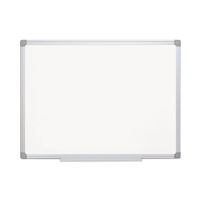 MasterVision Earth Gold Ultra Magnetic Dry Erase Boards, 48 x 72, White Surface, Silver Aluminum Frame (MA2707790)
