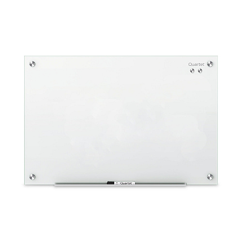 Quartet Infinity Glass Marker Board, 24 x 18, White Surface (G2418W)