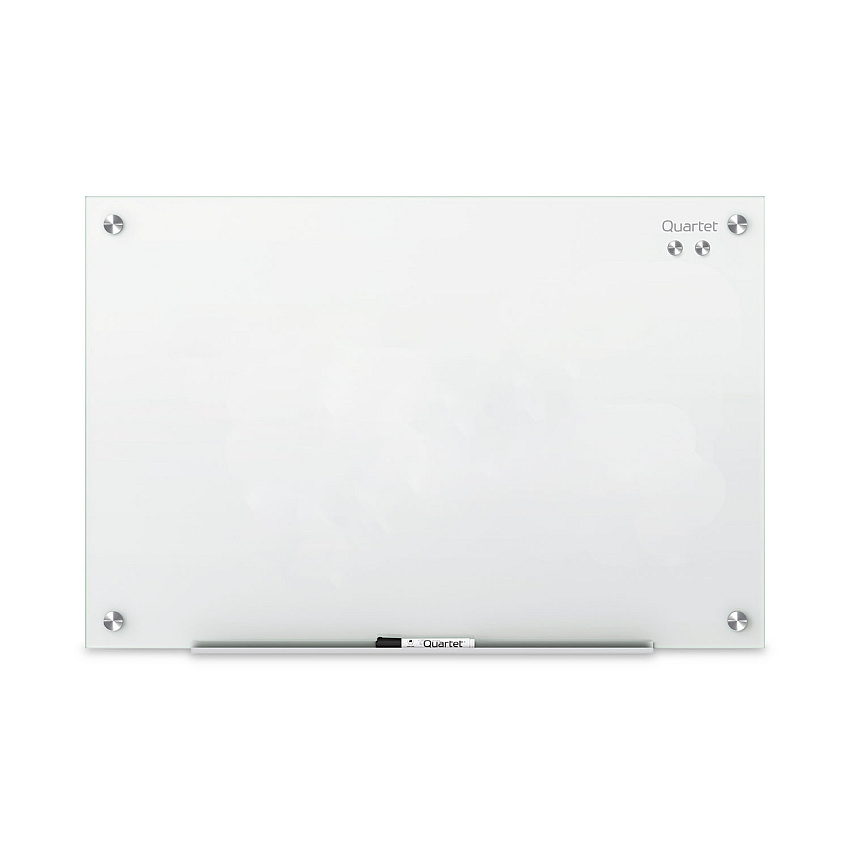 Quartet Infinity Glass Marker Board, 24 x 18, White Surface (G2418W)