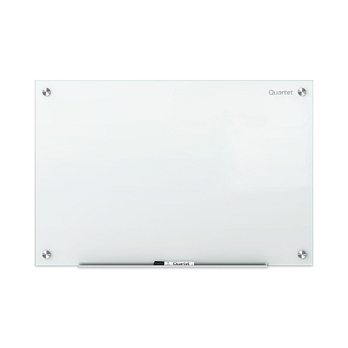 Quartet Infinity Glass Marker Board, 36 x 24, White Surface (G3624W)