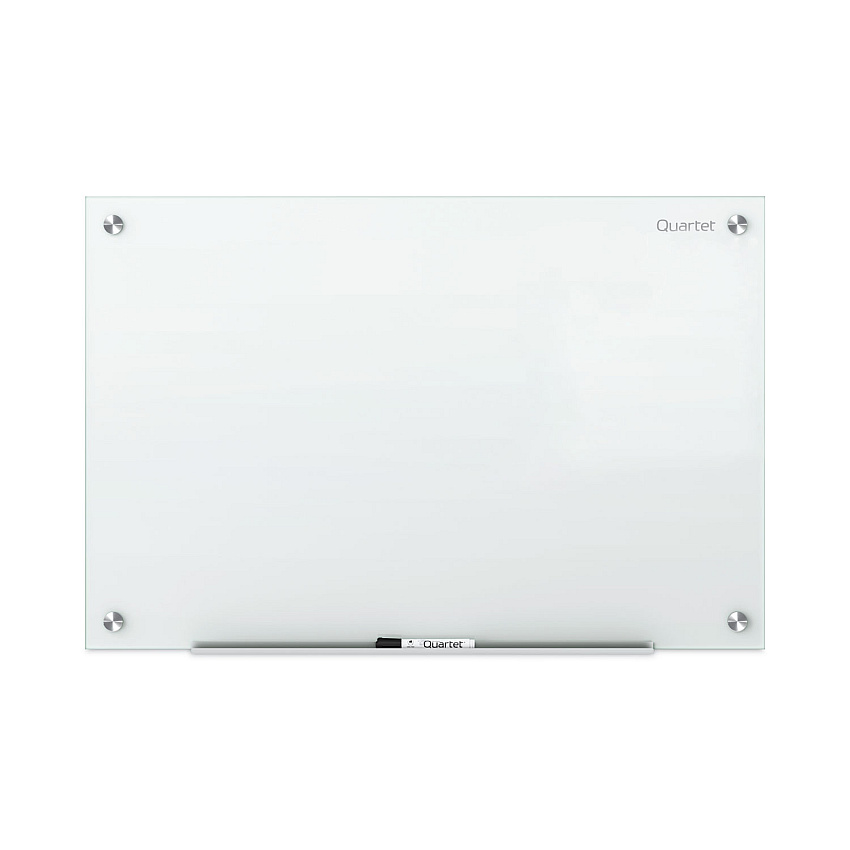 Quartet Infinity Glass Marker Board, 36 x 24, White Surface (G3624W)
