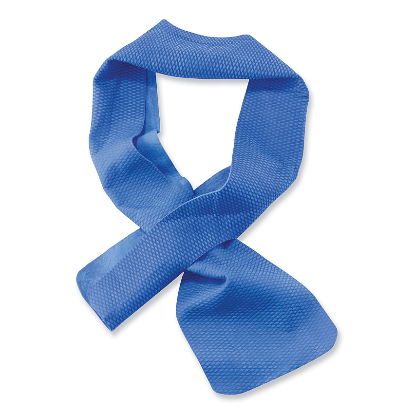 ergodyne Chill-Its 6603 Evaporative PVA Cooling Band, 29.5 x 4, One Size Fits Most, PVA, Blue (12418)