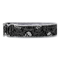 ergodyne Chill-Its 6605 High-Performance Terry Cloth Sweatband, Cotton Terry Cloth, One Size Fits Most, Skulls (12489)