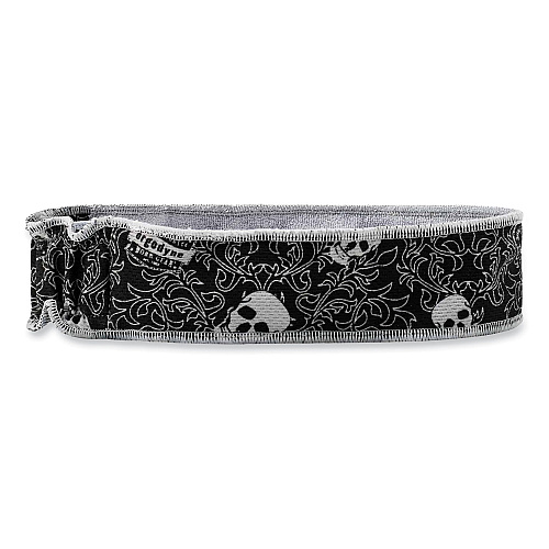 ergodyne Chill-Its 6605 High-Performance Terry Cloth Sweatband, Cotton Terry Cloth, One Size Fits Most, Skulls (12489)