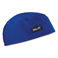 ergodyne Chill-Its 6630 High-Performance Terry Cloth Skull Cap, Polyester, One Size Fits Most, Blue (12510)
